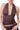 CROCCO BROWN PIEDAD TOP