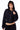 BLACK CORSET ZIP HOODIE