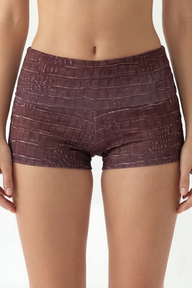 CROCCO BROWN HOT SHORTS